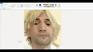 Extremely Realistic Xqc Drawing in ms paint