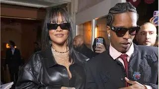 😱 Rihanna & A$AP Rocky Go FULL Matrix Mode in Paris! 🖤🔥