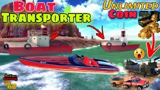 Off The Road Boat Transporter 🚢⛵ || Otr Unlimited Coin + Xp 1min = 21,200 Coin 1200 Xp 🤩😱