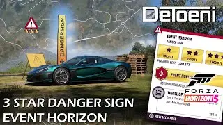 3 Star Danger Sign Guide for Event Horizon Forza Horizon 5
