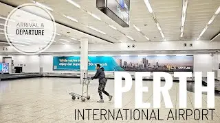 PERTH INTERNATIONAL AIRPORT TERMINAL 1 | ARRIVAL AND DEPATURE | AUSTRALIA