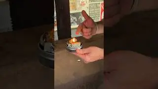 Insane! Amazing! Survival Oil Lamp from tin, rocks, cotton ball! #survival #hacks