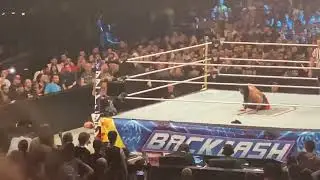 Jey Uso vs. Damian Priest (C) [ending of the match] (WWE Backlash France) Lyon, France