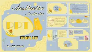 Cute Aesthetic  PPT Template #9 - FREE Animated Slide #aestheticppt #cuteppt #freeppttemplate