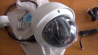 Unboxing QCN8035Z Q-See PTZ Dome 1080p HD camera