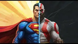 Kratos vs Superman | The Ghost of Sparta Unleashed