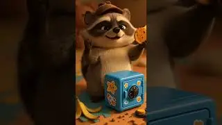 Cracks the Code to a Snack Safe! 🦝🔓 | Join our happy animal family!