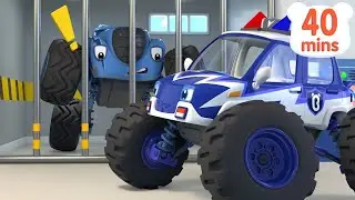 Monster Police Car Song | Police Cartoon | Nursery Rhymes | Kids Songs | Color Song | BabyBus