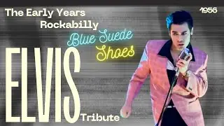Rockabilly 1950&rsquo;s Elvis Tribute &ldquo;Blue Suede Shoes&rdquo;