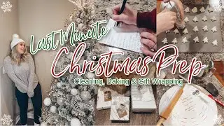 NEW 2020 CHRISTMAS PREP WITH ME | LAST MINUTE CLEANING, BAKING & GIFT WRAPPING  | Olivia Sward