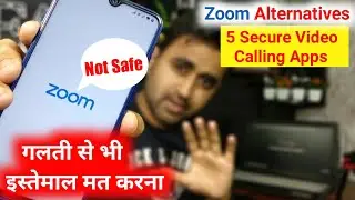 Zoom Accounts HACKED | 5 Secure Video Calling Apps | Zoom Alternatives | Zoom App Data Leaked | EFA