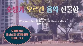 [숏핑거 음악 선물함] 도림동성당 성가단원들께 드림#2 J.S.BACH-Wer nur den lieben Gott l&auml;sst walten BWV690