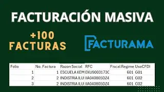 Facturación masiva (Emite +100 facturas en 5 minutos)