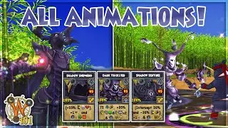 Every UPDATED Shadow Spell Animation In Wizard101.. (1440p 60fps)