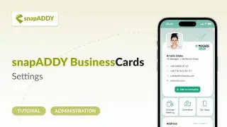Settings (6) | snapADDY BusinessCards