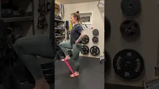 Statisk psoas march med gummiband