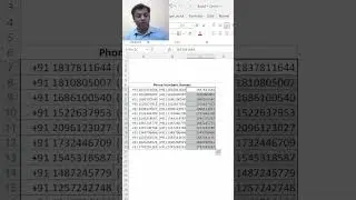How To Get Country Code Before Phone Numbers in Excel