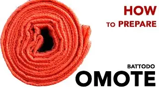 YariNoHanzo Katanamart Omote - how to prepare roll and fix the battodo omote