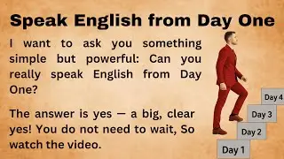 Speak English from Day One  || English Practice for Beginners || Bookish English