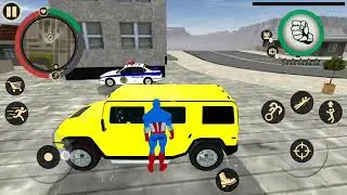 Multiple rope hero spiderman 🕸️ Gameplay 2 | PlayDroid Trailers