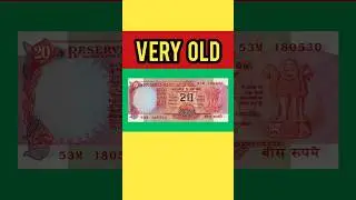 Very Old 20 Rupees Currency Note | ₹.20 | Manmohan Singh | Chariot Wheel #konarksuntemple #shorts