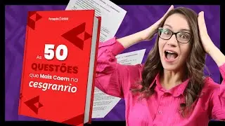 🔴 CESGRANRIO | As 50 Questões que Mais Caem na Cesgranrio (Apostila de Língua Portuguesa)