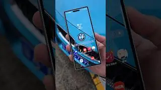 People say Samsung phones have transparent screens, but I didn't believe it! #samsung #samsungfold7