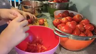 Pressure Canning Diced Tomatoes 