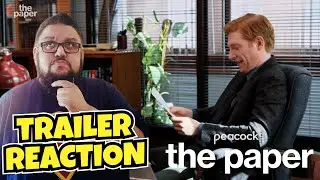 THE PAPER | TRAILER REACTION | PEACOCK | FROM THE WORLD OF THE HIT SITCOM 