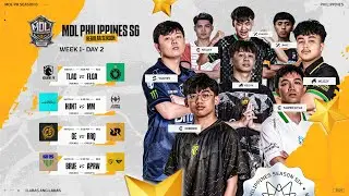 🔴 LIVE | MDL PH S6 | FILIPINO - Week 1 Day 2