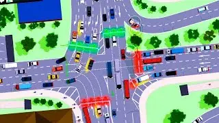 Traffic Lanes 3 - London & New York Maps - Android GamePlay FullHD #8