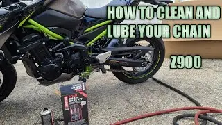 how to clean your motorcycle chain z900