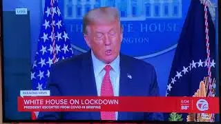 WHITE HOUSE ON LOCKDOWN!!