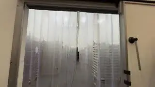 Kurtyny paskowe PCV przesuwne. System do kurtyn paskowych przesuwnych.