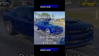 Bolt On Hellcat Runs 8.76 @ 154