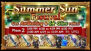 [FFRK] Summer Sun Festival 2019 | Phase 2 - Rare Relic Draw 3x11 #187