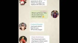Cristiano Ronaldo And Lionel Messi Whatsapp Group Chat