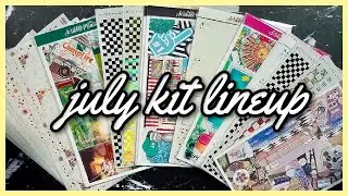July 2022 Planner Kit Lineup