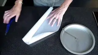 Bakpapier op maat maken ronde bakvorm