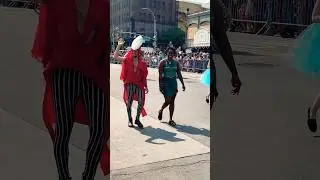What is this costume mean 😂? #shots #dance #manhattan #summer #travel #usa #beach #tiktok #shrimp