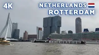 [4K] ROTTERDAM - THE LARGEST SEAPORT in EUROPE | NETHERLANDS