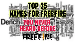 Best and Unique Gaming Names for Free Fire [2020] - Garena Free Fire