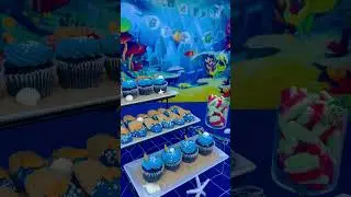 Birthdayparty 🥳 theme ocean\Sea#Oneyear old#everything edible#themeparty