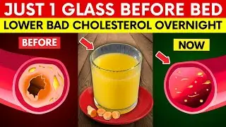 5 Bedtime Drinks That Melt Bad Cholesterol Overnight | Health Maestro