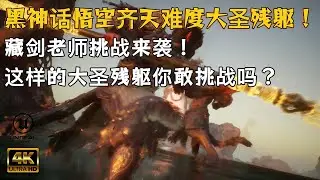 【黑神话悟空】藏剑老师复战模式挑战齐天难度！大圣残躯简直反人类！