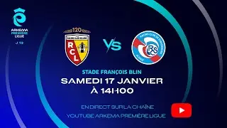 J13 I RC Lens vs RC Strasbourg en direct (14H00) I ARKEMA Première Ligue 2025-2026