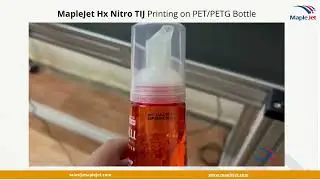 Simple Date Coding on PET Bottles | Hx Nitro TIJ Printer for Cosmetics Packaging