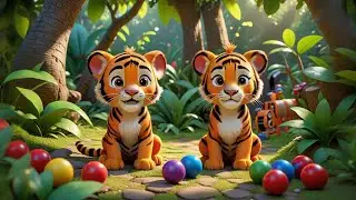 Five Tiny Tigers Learn to Sort | Sorting Song for Kids | Preschool Classification Rhyme