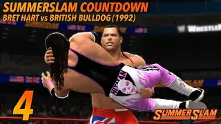4. Bret Hart vs British Bulldog SummerSlam 1992 (WWE 2K14)