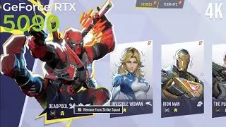 Marvel Rivals : Deadpool RTX 5090 4K Max Graphics Gameplay